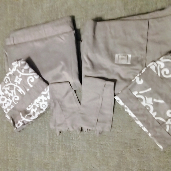 Two Window Treatments, Light Filtering Privacy Curtains, Silver 🆕 - Picture 5 of 5